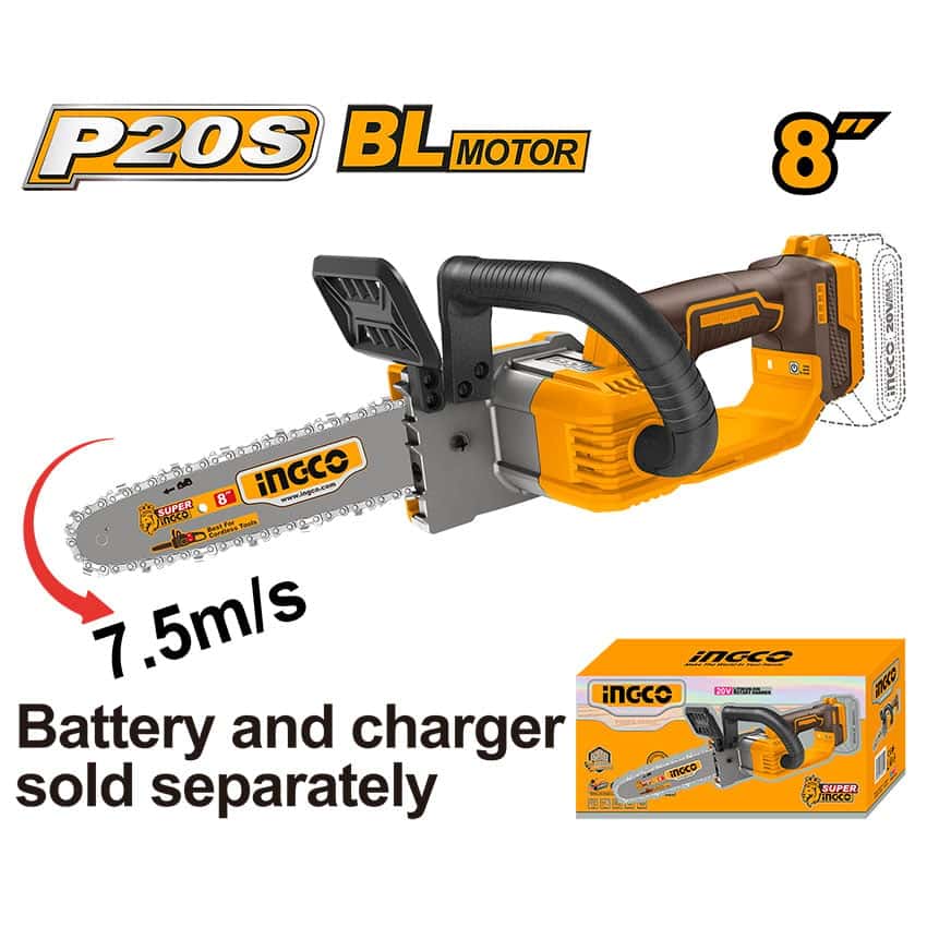 INGCO CHAINSAW LITHIUM-ION 20V