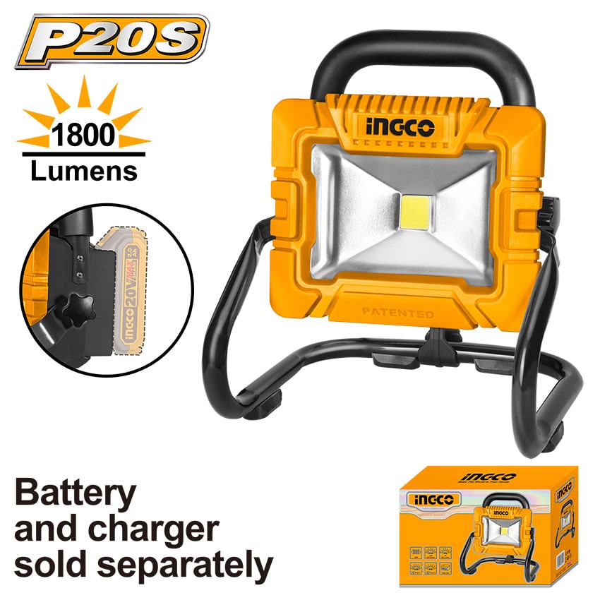 INGCO LAMP LUMENS WORK 20V PS+ 1800