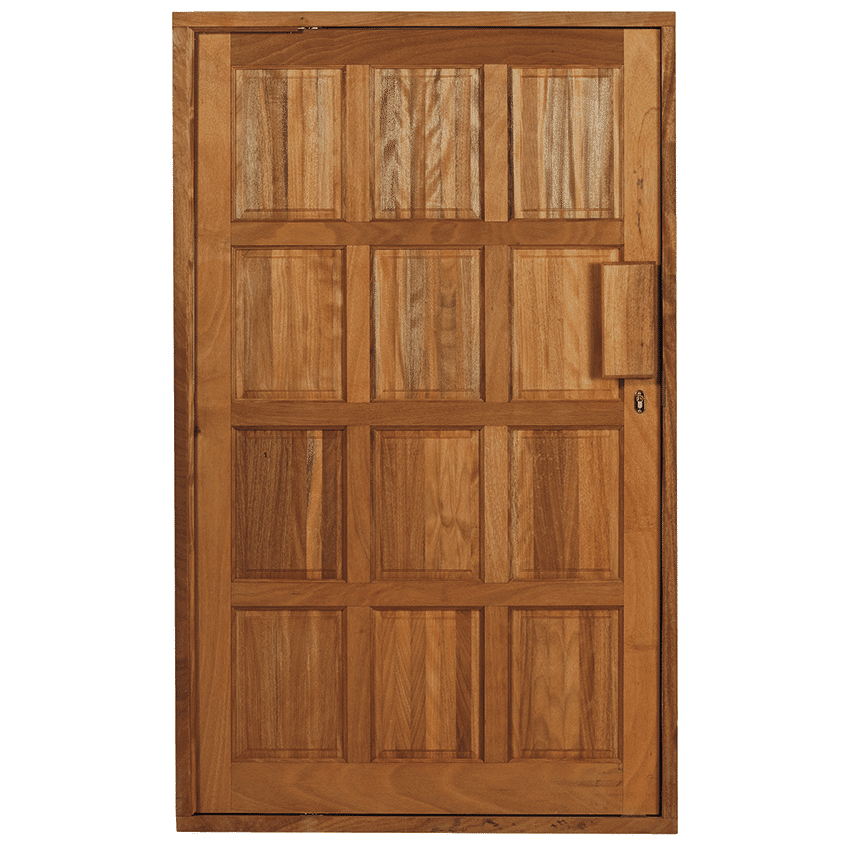 Swartland Pivot Door In Frame -12 panel, hung in frame fully assembled