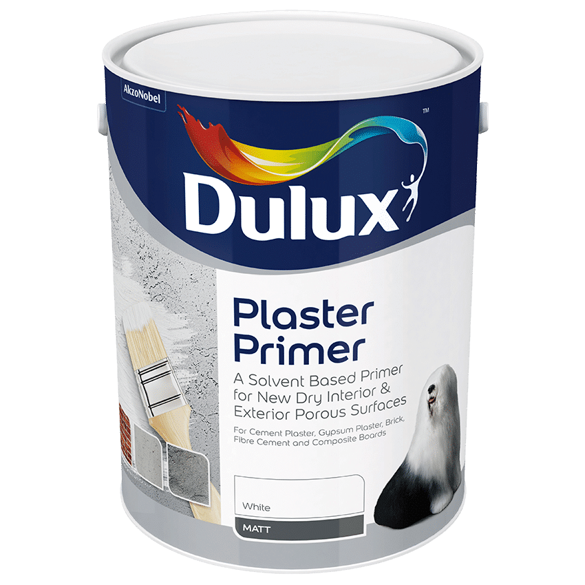 Dulux Primer Plaster For New - 5L - White