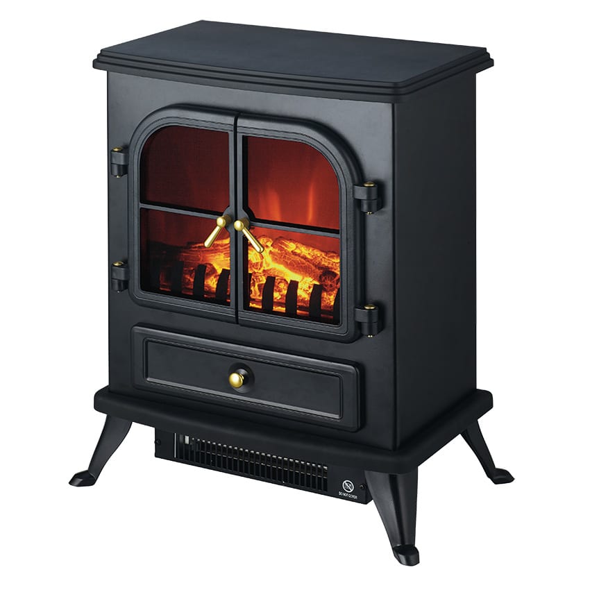 HEATER FIREPLACE 2000W ELEMENT BLACK