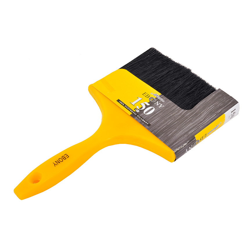 ACADEMY EBONY SYNTHETIC PAINT BRUSH - 150MM