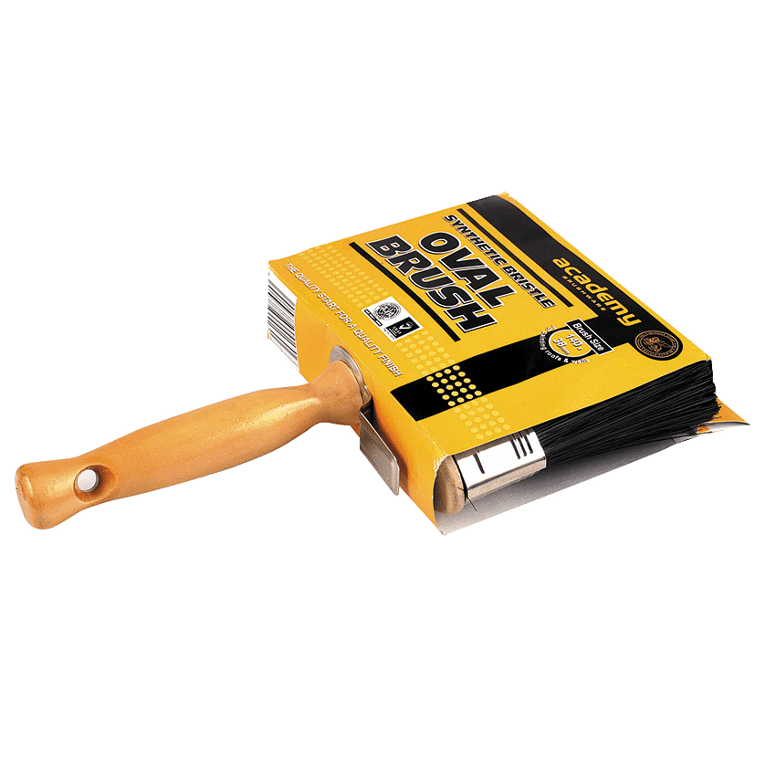 ACADEMY SYNTHETIC BRISTLE OVAL BRUSH 140X38MM
