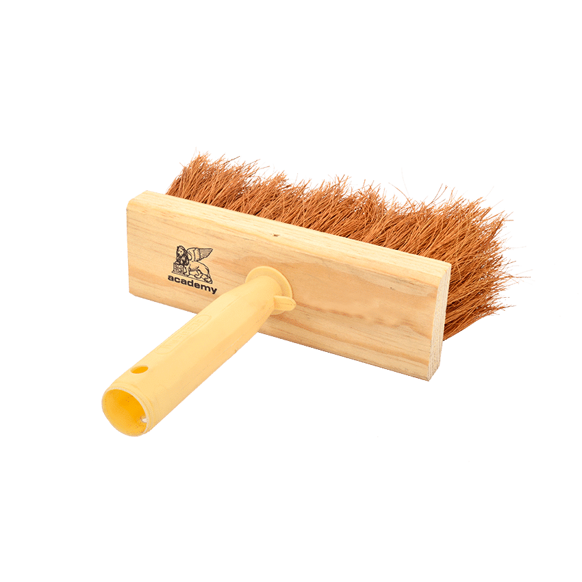ACADEMY WHITE WASH BROWN FIBRE BRUSH 190MM