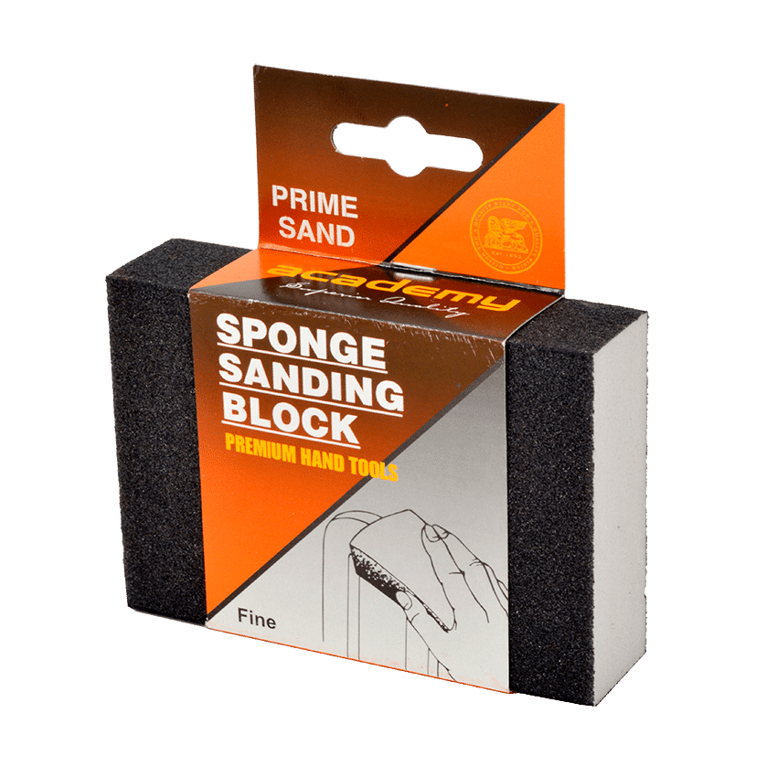ACADEMY SANDING BLOCK - SPONGE - FINE