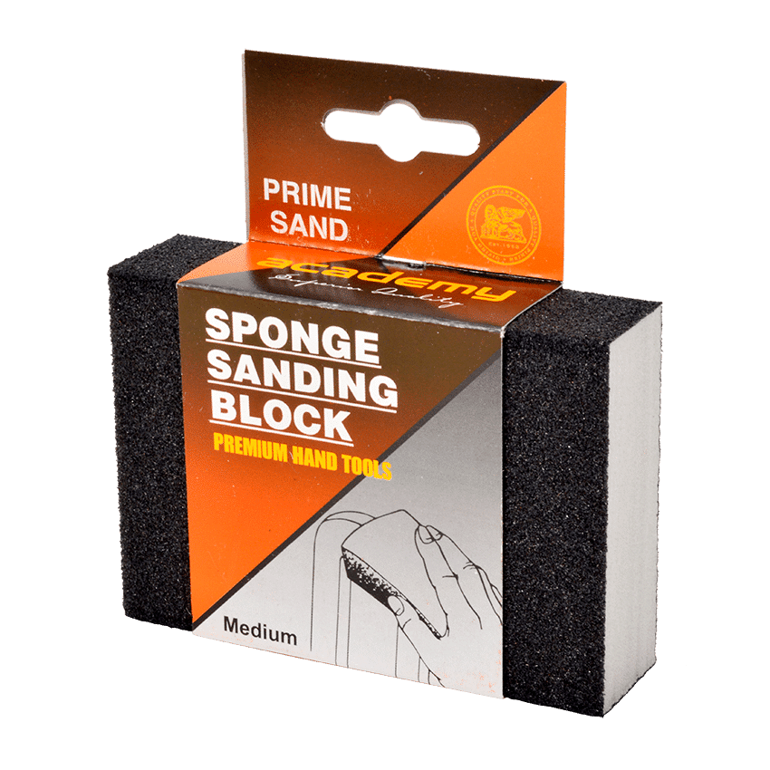 ACADEMY SANDING BLOCK - SPONGE - MEDIUM