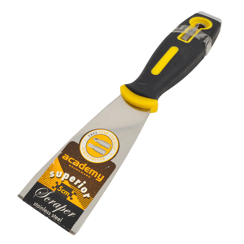 ACADEMY STAINLESS STEEL SCRAPER - 50MM