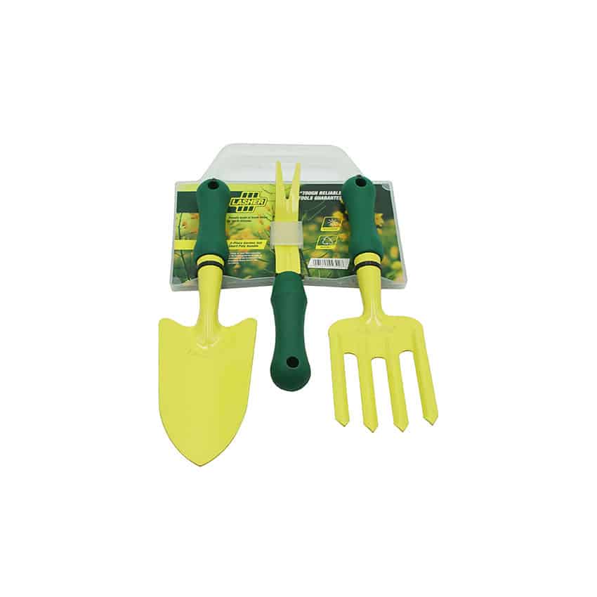 Lasher 3 Piece Garden Tool Set with Poly Handle