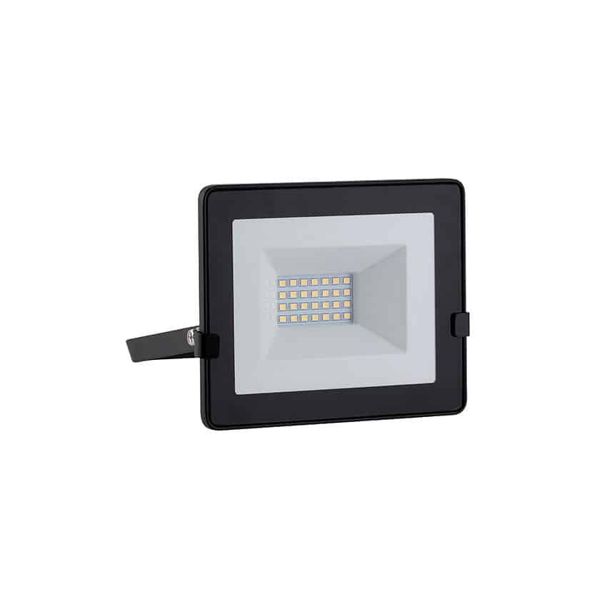 Eurolux 20W LED Floodlight with Day/Night Sensor - Black (182 x 150 x 55mm)