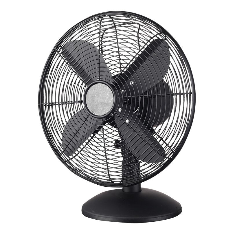 Elements Fan Desk Classic 30cm Black