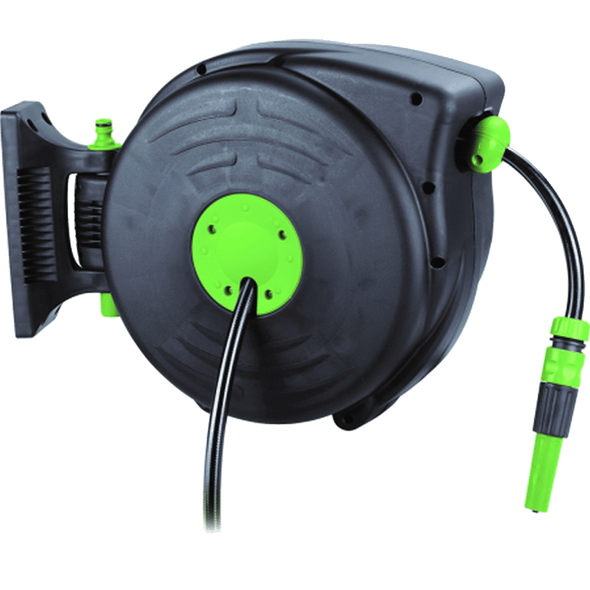 GRO AUTO RETRACTABLE HOSE - 15M - GREY
