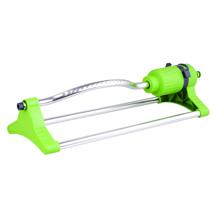 GRO OSCILLATING SPRINKLER WITH 17 HOLES - GREEN