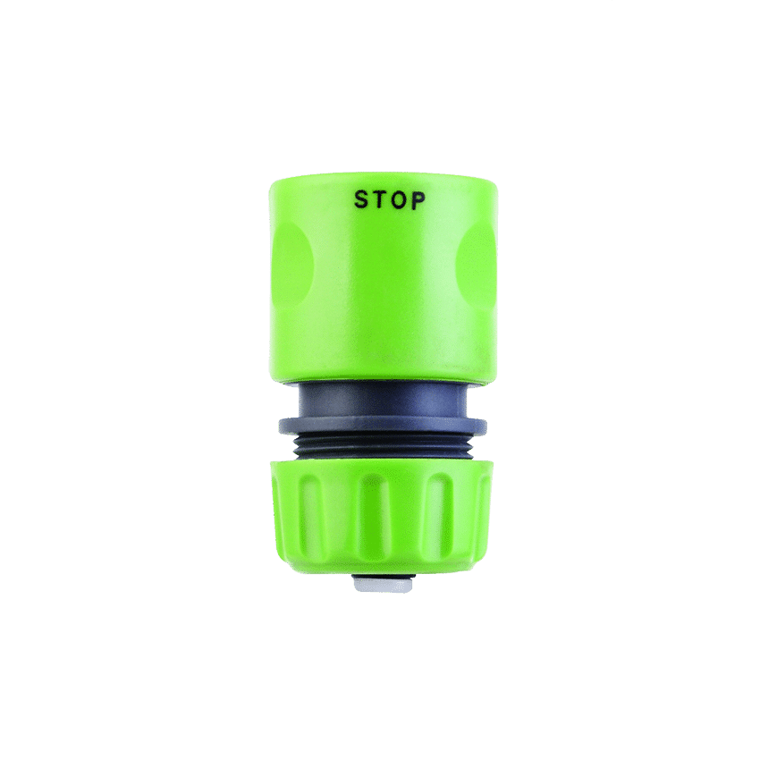 GRO HOSE CONNECTOR WATERSTOP - 12.5MM - GREEN