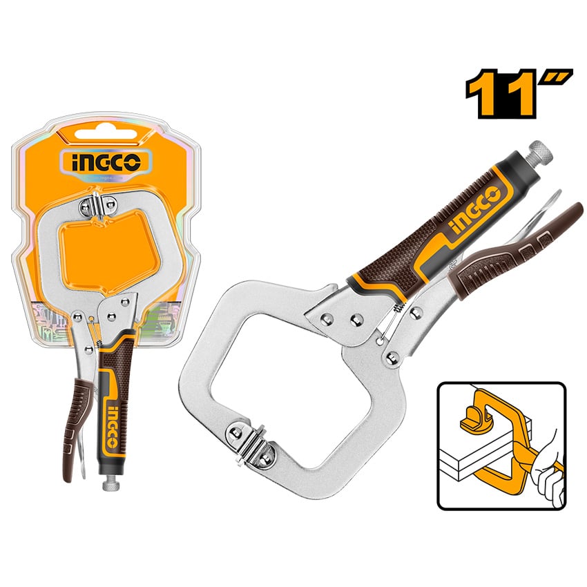INGCO PLIER C CLAMP LOCKING 11INCH