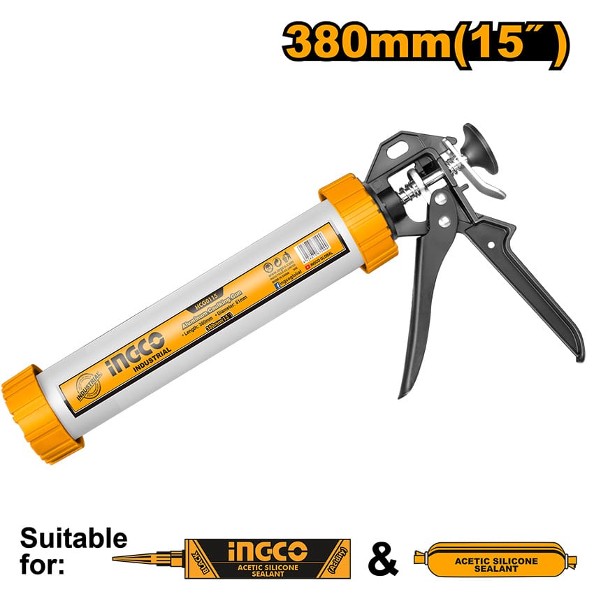 INGCO CAULKING GUN 15INCH ALUM