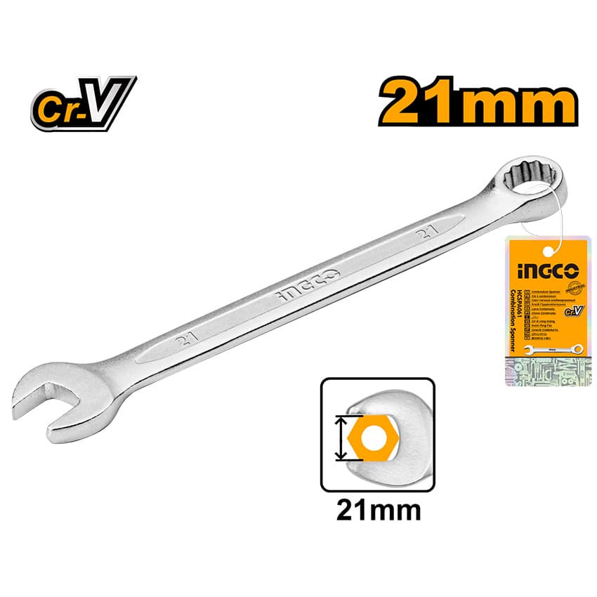 INGCO SPANNER COMBINATION 21.0MM