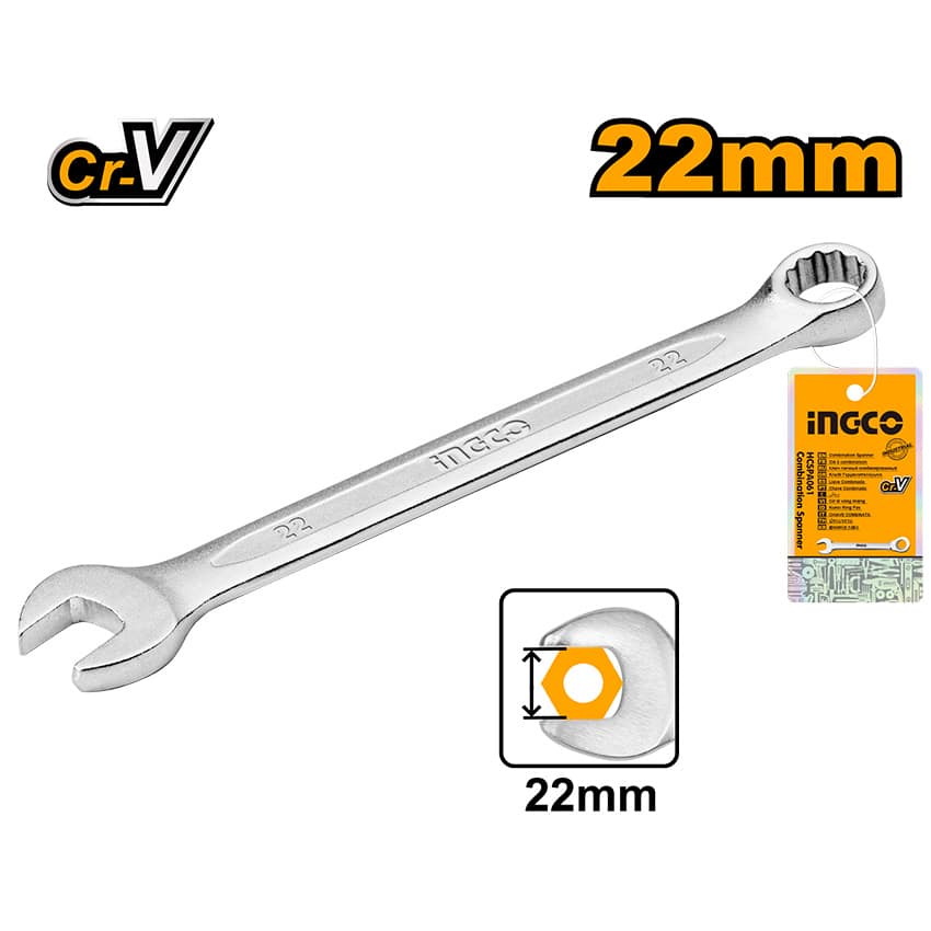 INGCO SPANNER COMBINATION 22.0MM