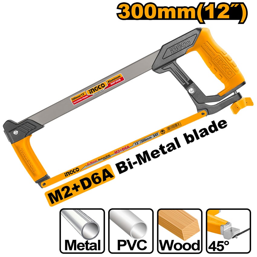 INGCO HACKSAW FRAME 300MM HHF3008