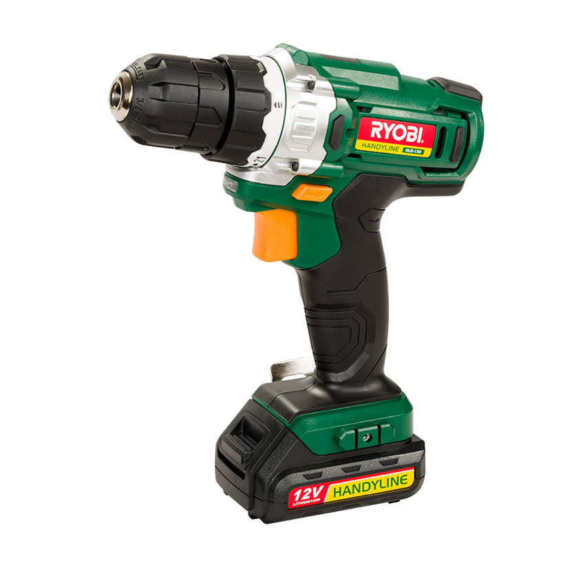 RYOBI HANDYLINE CORDLESS DRILL 10MM 12V LI-ION (HLD-120)