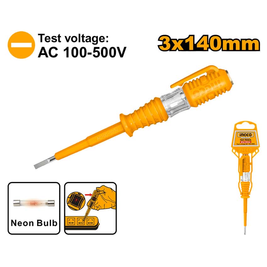 INGCO TESTER PENCIL AC 100-500V HSDT1408