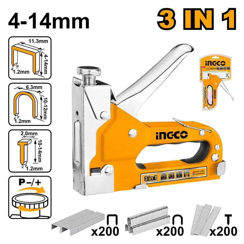 INGCO STAPLE GUN 3 IN 1
