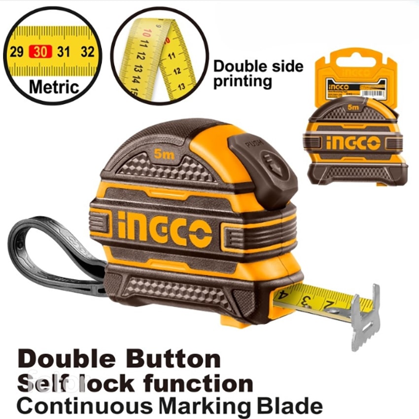 INGCO TAPE MEASURE R/CASE 5MX19MM