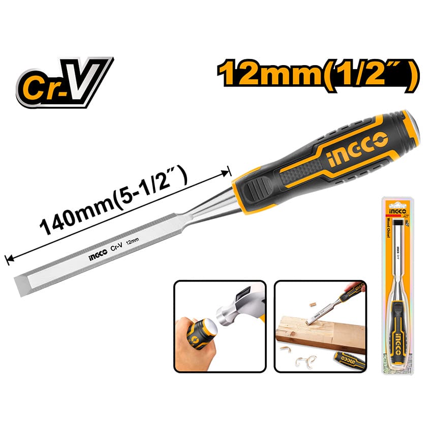 INGCO CHISEL WOOD 12X140MM