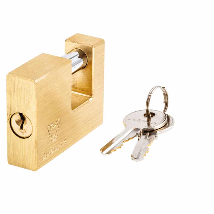 Jaguar Insurance Brass Padlock - 70mm