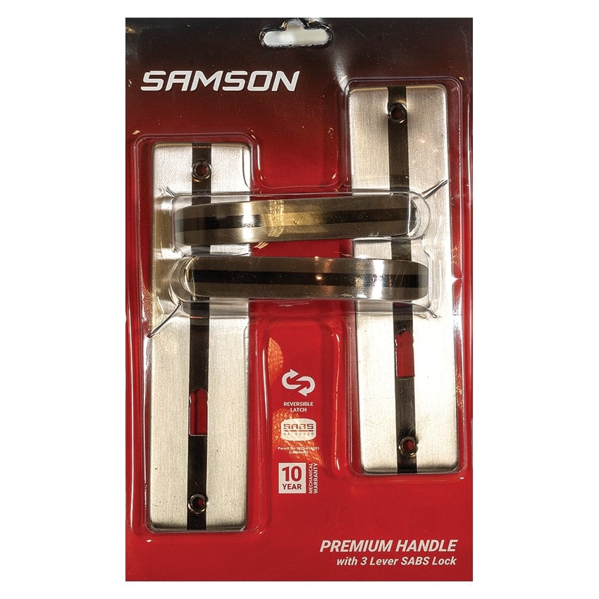Samson Lockset Key 3 Lever SABS 8 Inch MV004