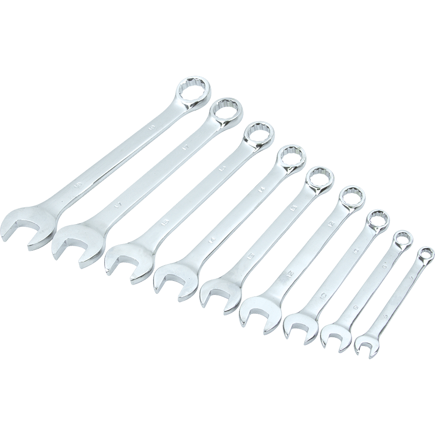 MTS 12 PIECE COMBINATION SPANNER SET - 6-17MM