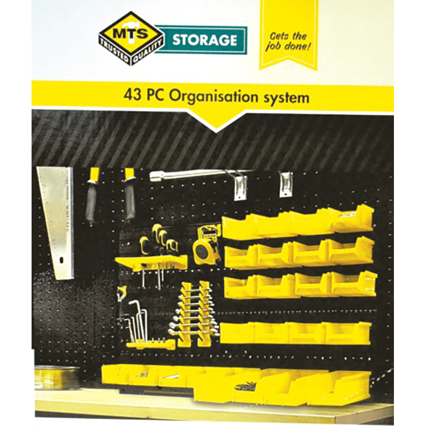 MTS 43 PIECE STORAGE ORGANIZATION SYSTEM