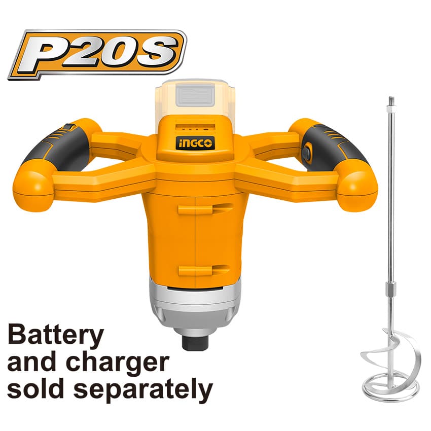 INGCO MIXER INDUSTRIAL 20V PS+