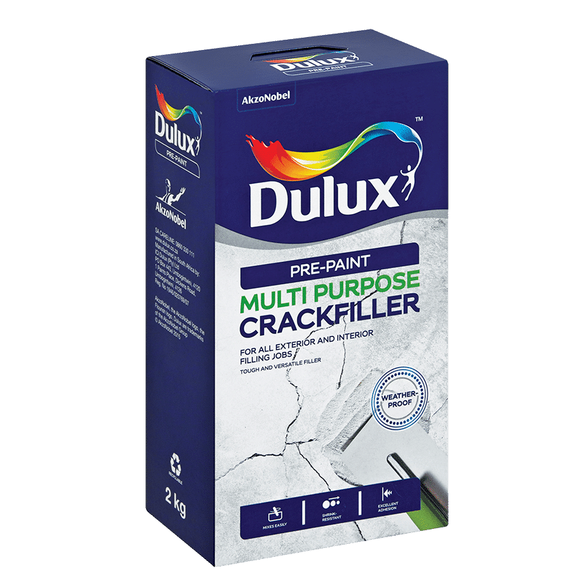 Dulux Prepaint Crackfiller Multi-Purpose - 2KG - White
