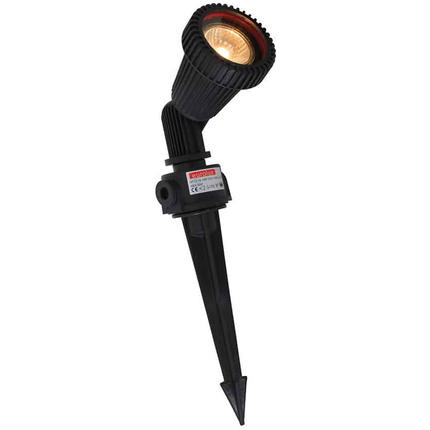 Eurolux Plastic Garden Spike - Black - 75mm