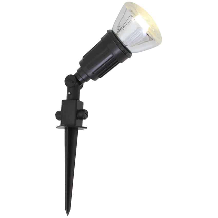 Eurolux Plastic Garden Spike for Par 38 - Black - 75mm