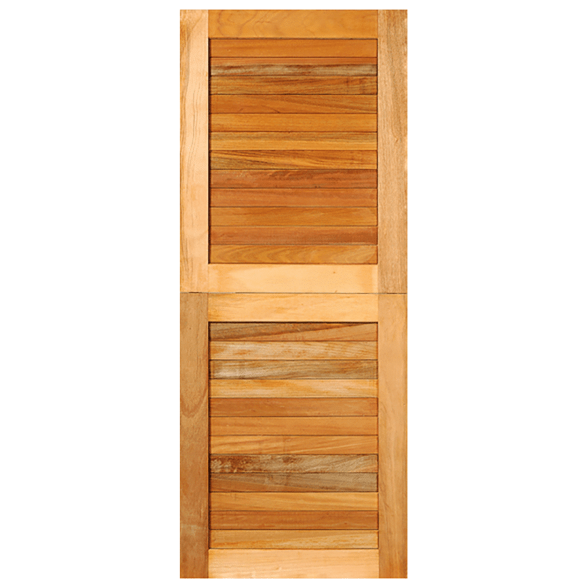 Swartland Door-Horizontal slatted ply back, Stable,