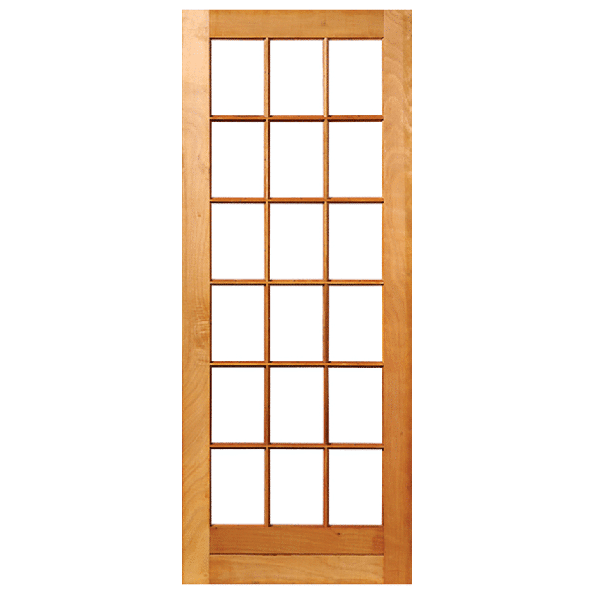 Swartland Door-Small pane, 105 mm stiles