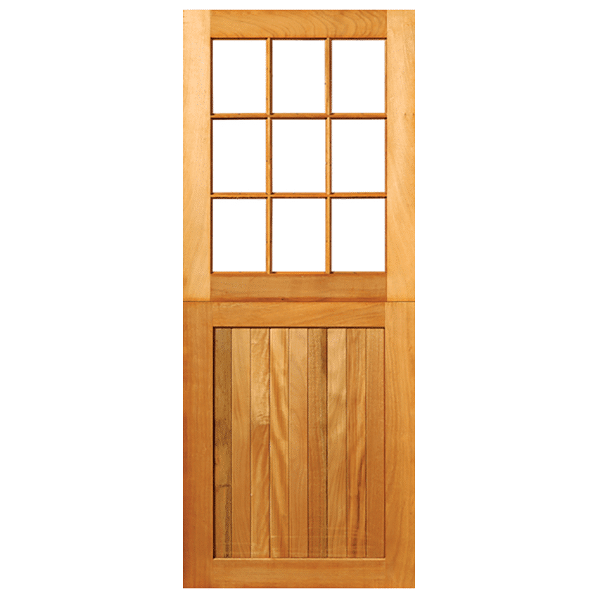 Swartland Door-Framed, ledged & battened bottom, small pane top, Stable, open in