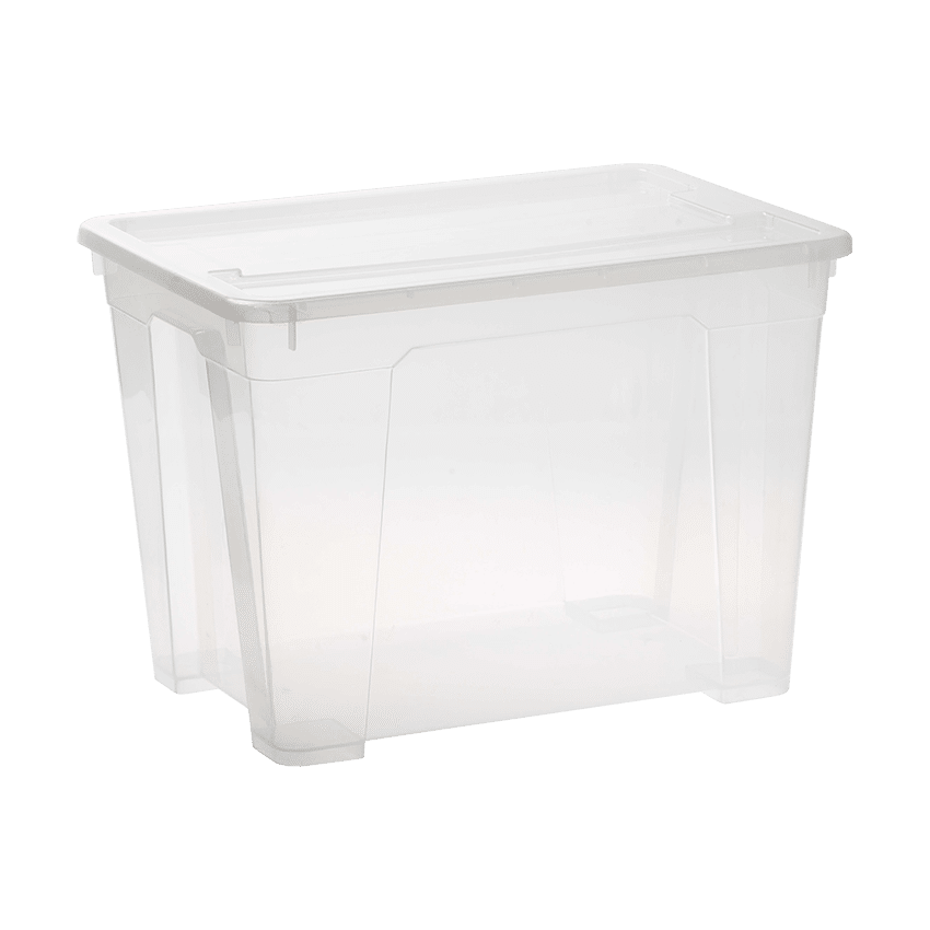 CONTOUR STORAGE BOX - 21L - CLEAR