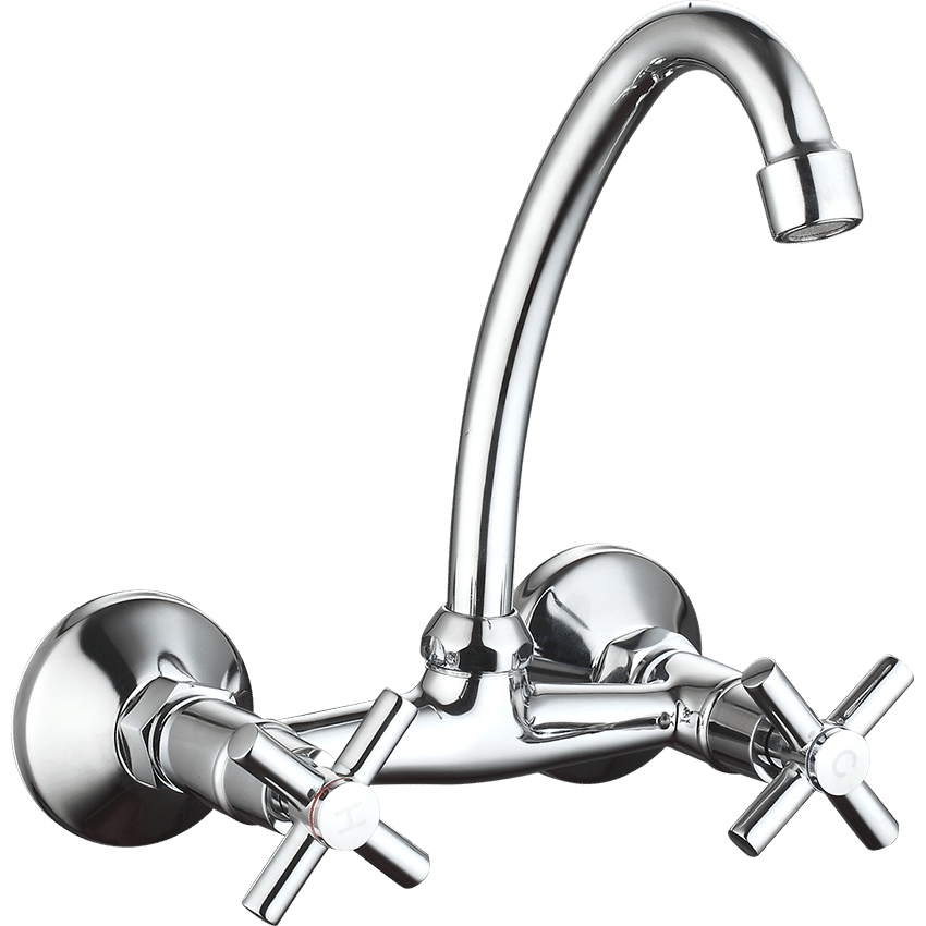 Scorpio Wall Type Sink Mixer with Swivel JL Spout