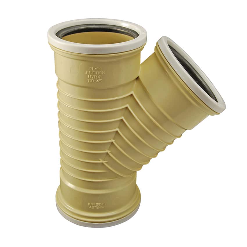 MARLEY PIPE SYSTEMS JUNCTION PLAIN 45DEG 110MM