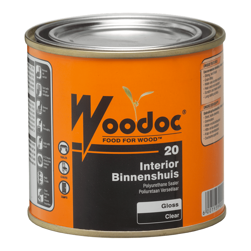 WOODOC 20 INDOOR POLYURETHANE SEALER - 500ML - GLOSS