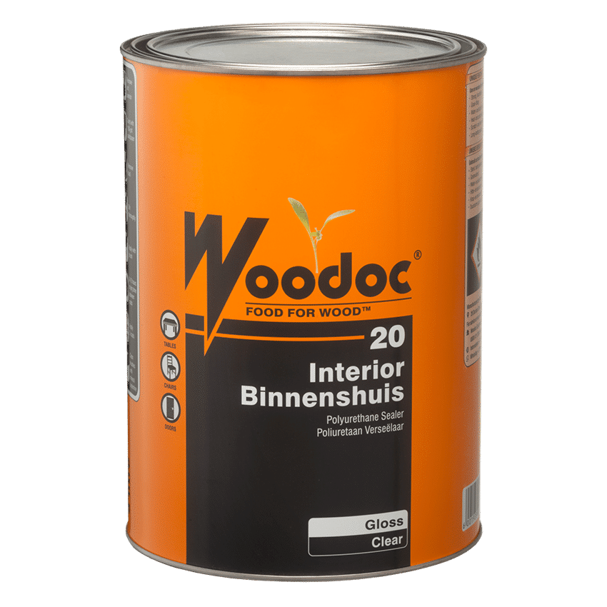 WOODOC 20 INDOOR POLYURETHANE SEALER - 5L - GLOSS