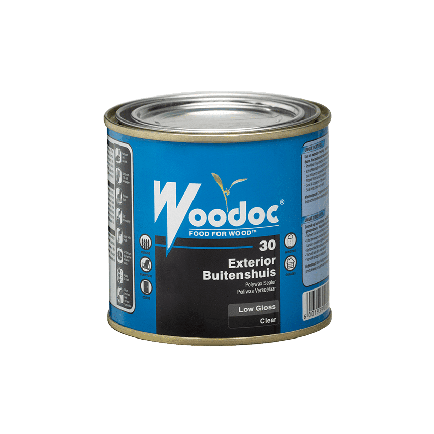 WOODOC 30 EXTERIOR LIGHT GLOSS WAX SEALER - 500ML - CLEAR