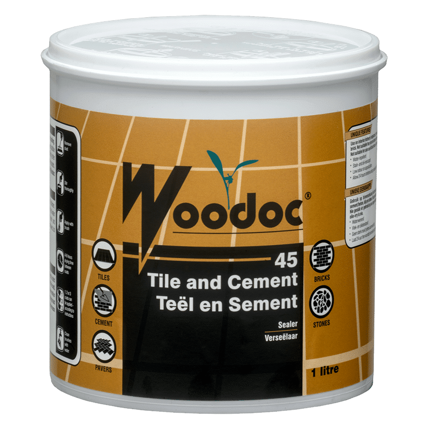 WOODOC 45 TILE AND CEMENT GLOSS SEALER - 1L