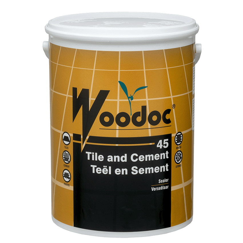 WOODOC 45 TILE AND CEMENT GLOSS SEALER - 5L