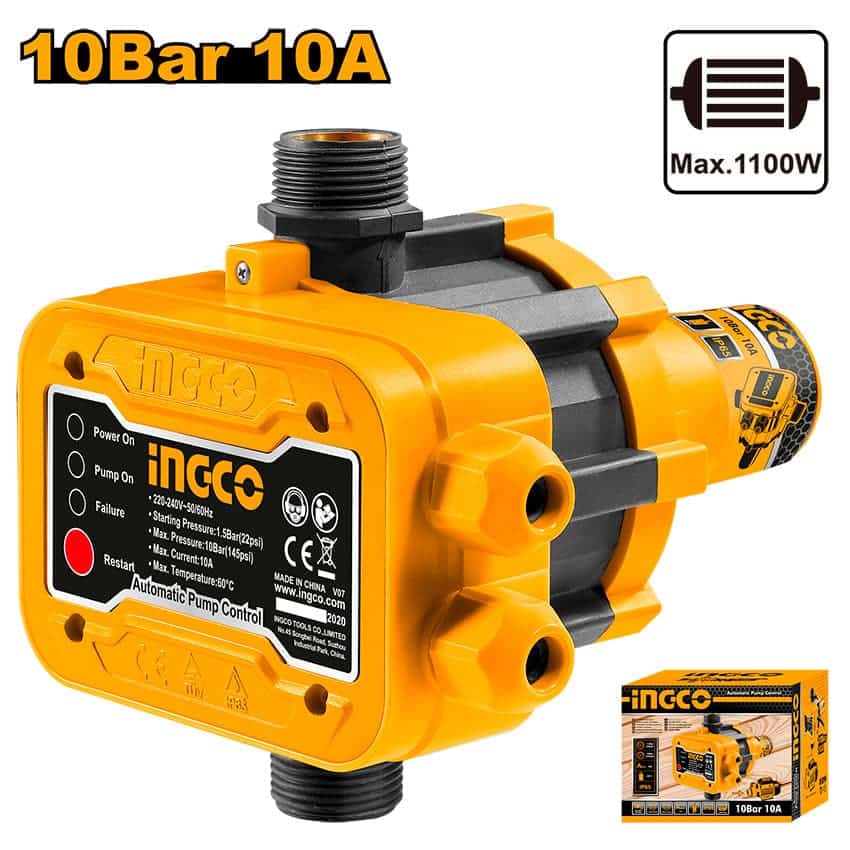 INGCO PUMP CONTROL AUTO 10BAR WAPS001 SWITCH