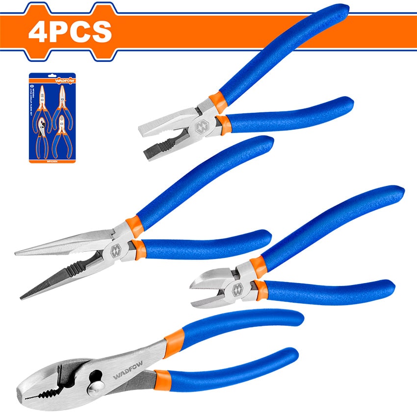 WADFOW PLIER SET 4PCE