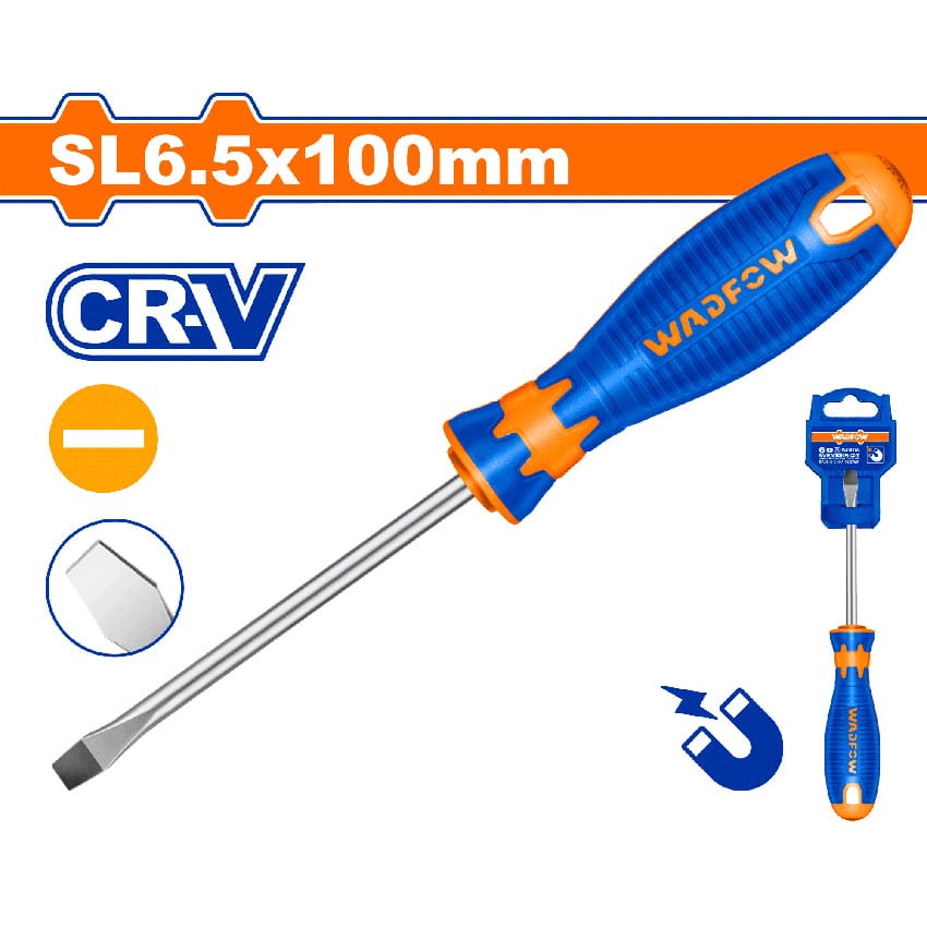 WADFOW SCREDRIVER SLOTTED SL6.5