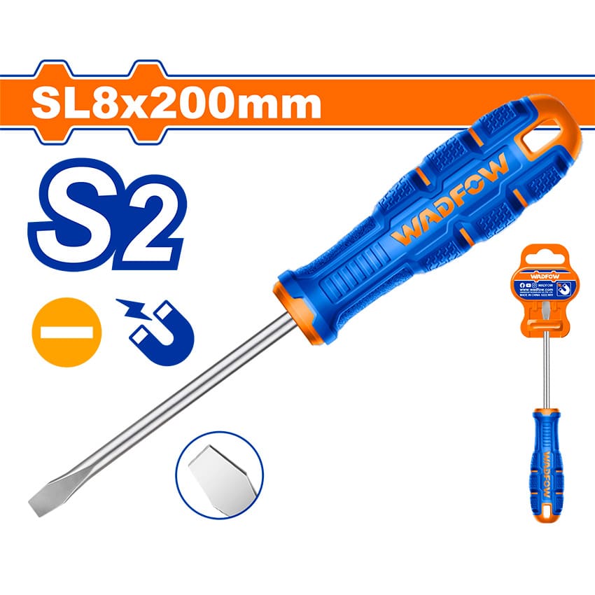 WADFOW SCREWDRIVER SLOTTED SL8
